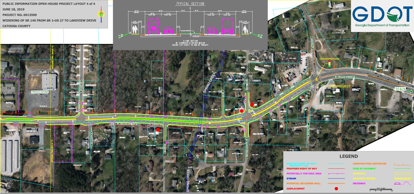 SR 146 Widening Map 4