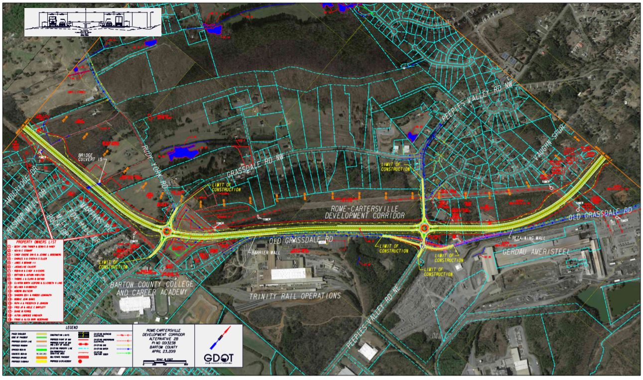 Rome-Cartersville Development Corridor Map 2