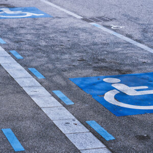 Disability parking spot.